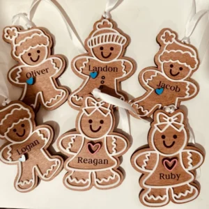 Personalized Gingerbread Ornaments